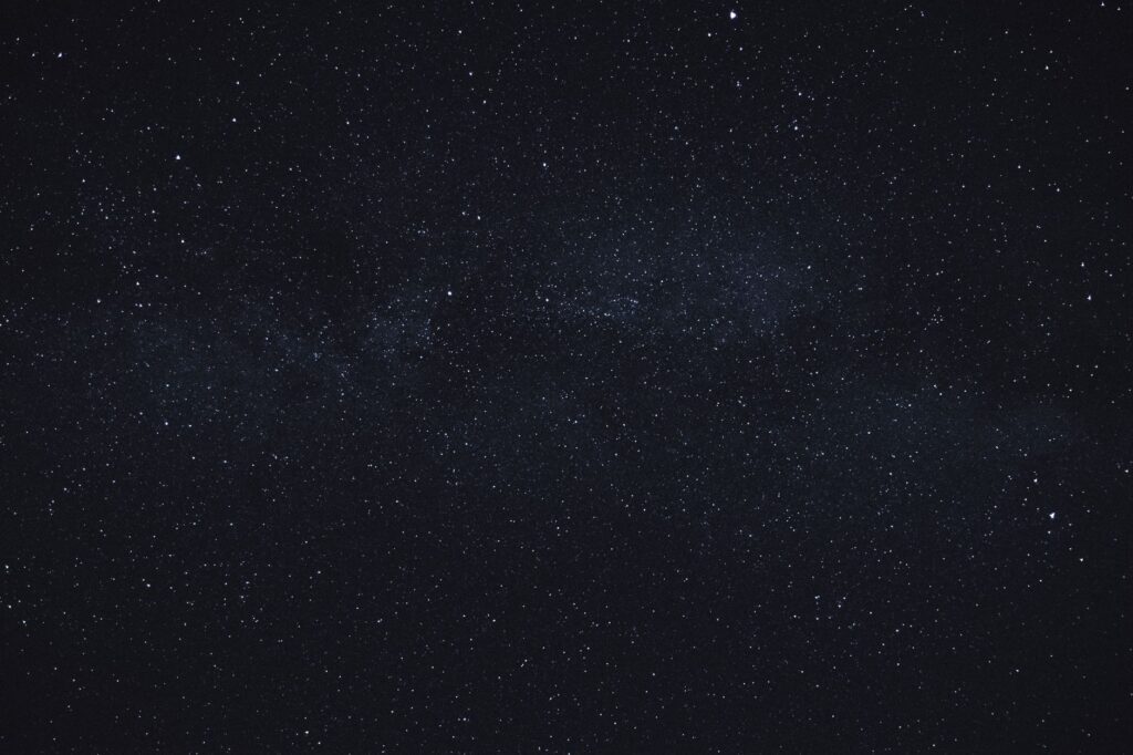 A deep and expansive view of a starry night sky, capturing the beauty of the galaxy.